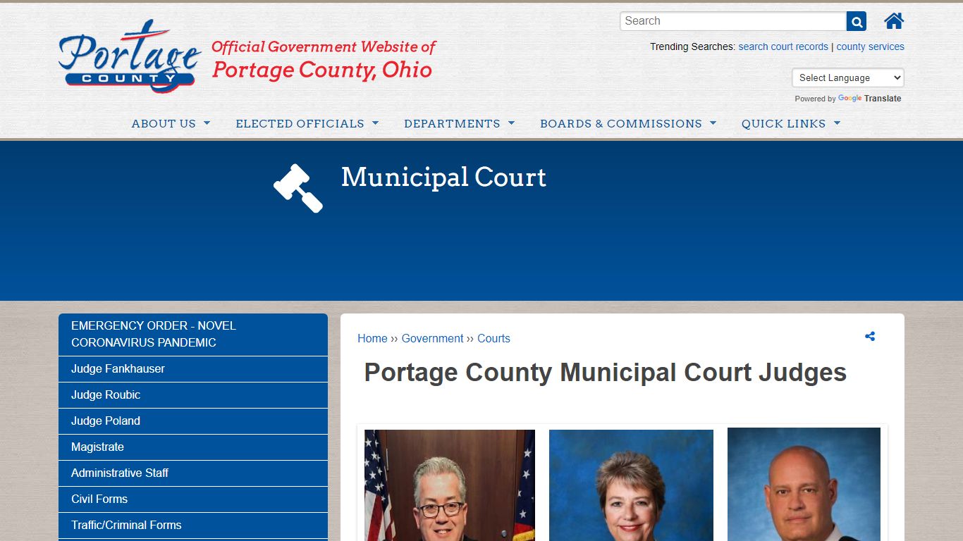 Municipal Court | Portage County OH