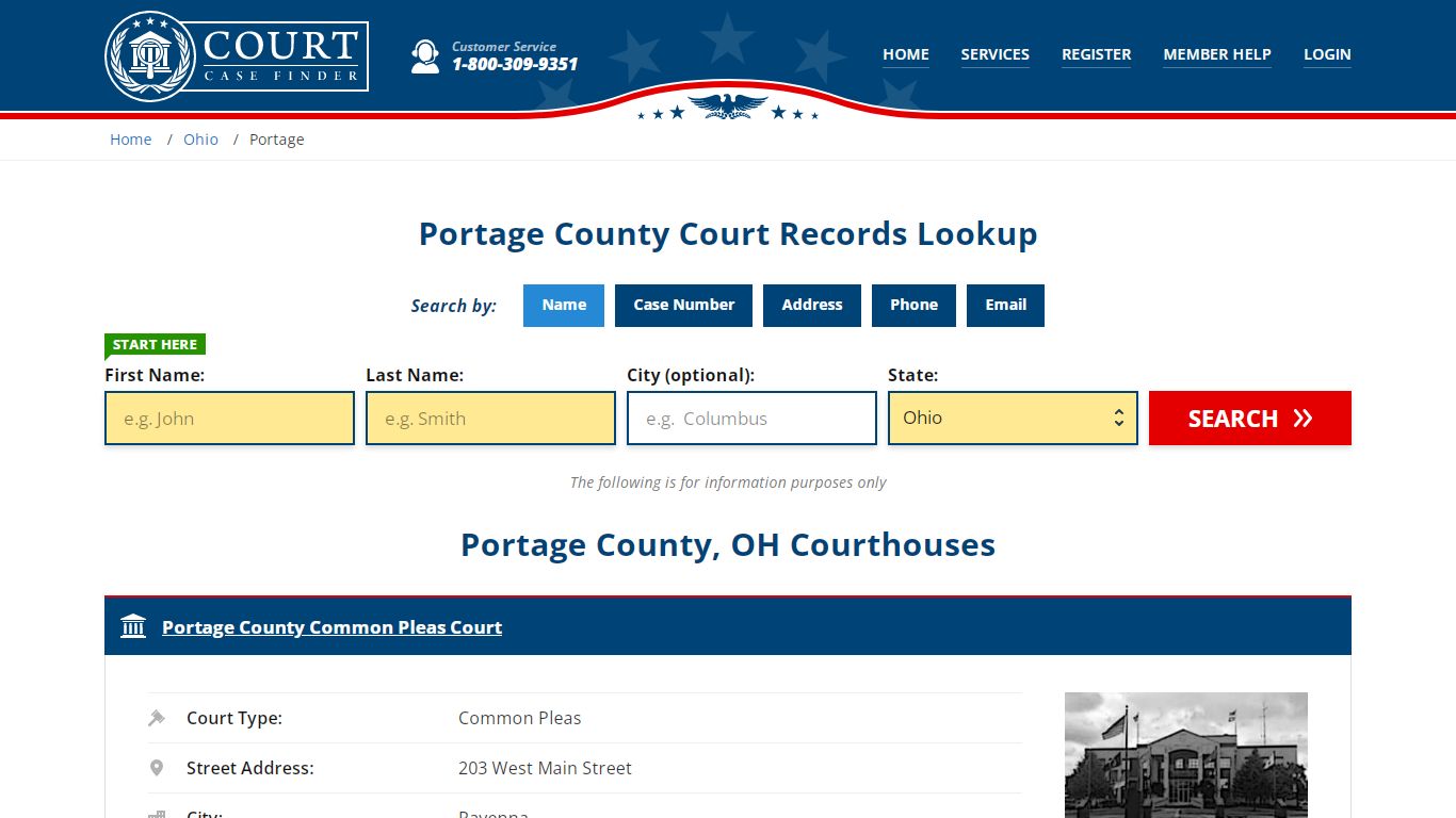 Portage County Court Records | OH Case Lookup